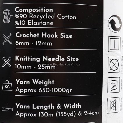 špagáty ReTwisst krémově béžové