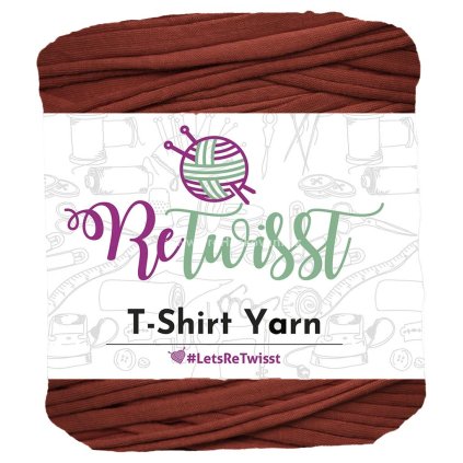 špagáty ReTwisst cihlové