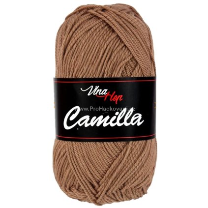 příze Camilla 8218 hnědá