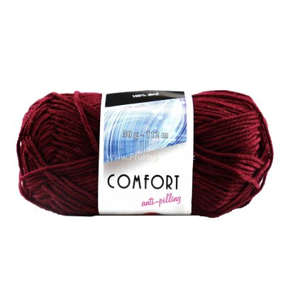 příze Comfort 52124 bordó
