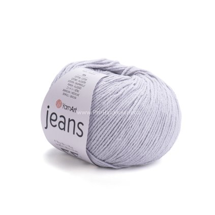 příze YarnArt Jeans 80 pastelově šedá