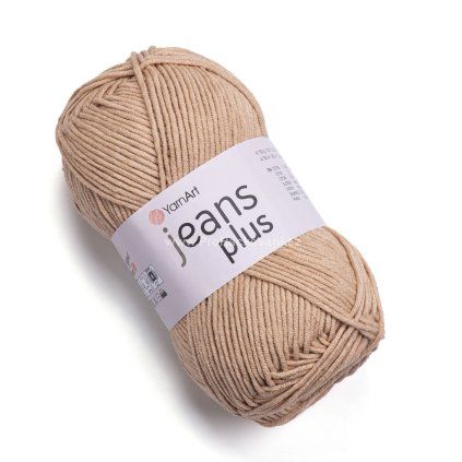 Jeans Plus 07 světle béžová