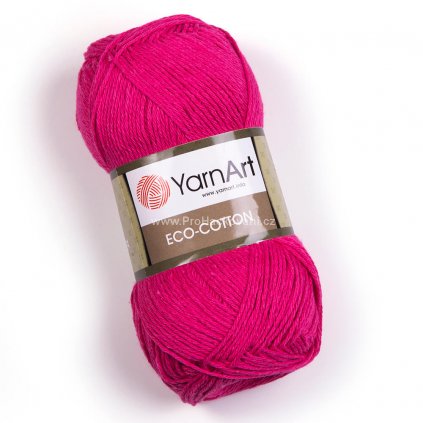 příze Eco Cotton 775 fuchsiová