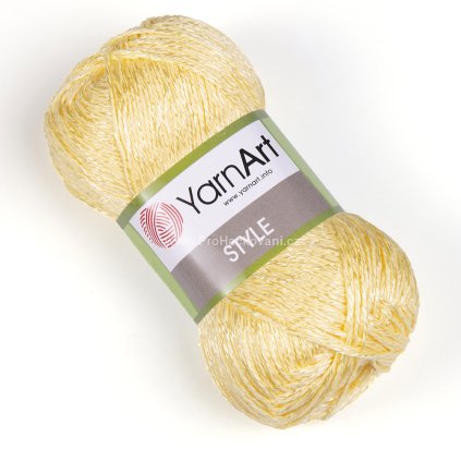 příze Style 656 světle žlutá