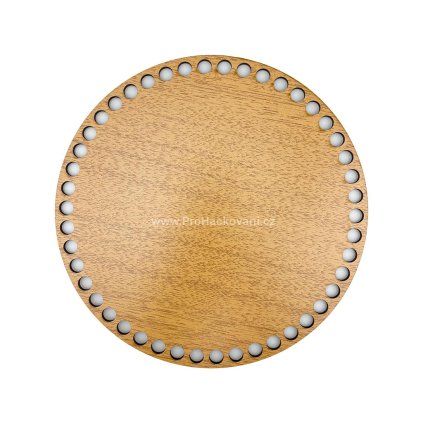 Dno na košík dekor dub kruh Ø 20 cm