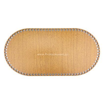 Dno na košík dekor dub ovál 41 x 22 cm