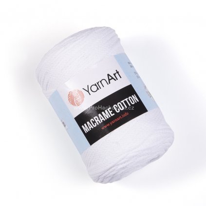 Macrame Cotton 751 bílá