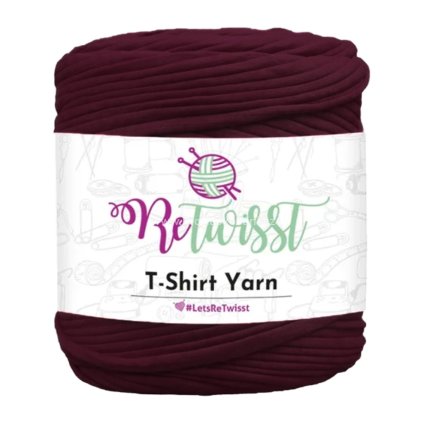 špagáty ReTwisst vínově ostružinová