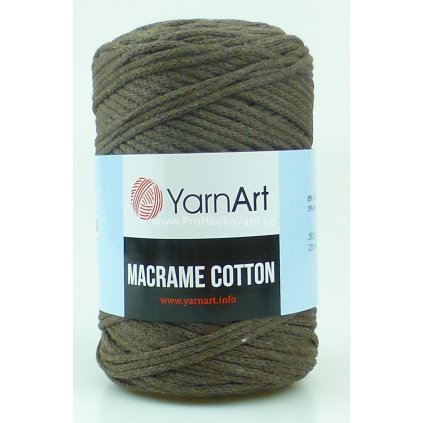 Macrame Cotton 769 hnědá