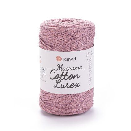 YARNART MACRAME COTTON LUREX 743