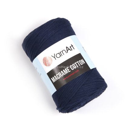Macrame Cotton 784 tmavě modrá