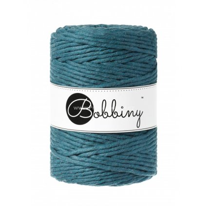 Bobbiny Macrame Cord XXL 5 mm Petrol ( Peacock )