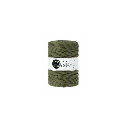 Bobbiny Macrame Cord XXL 5 mm Avokádo (Awocado)