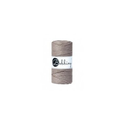 Macramé Cord 3 mm Kávová (Coffee)