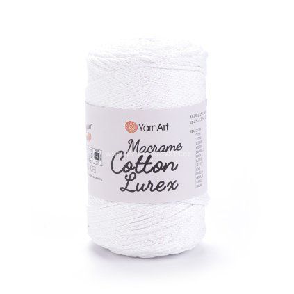 YARNART MACRAME COTTON LUREX 721