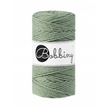 Bobbiny 3PLY Macrame Regular 3 mm eucalyptus (EUCALYPTUS GREEN)