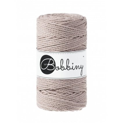 Bobbiny 3PLY Macrame  Regular 3 mm perlové (PEARL)