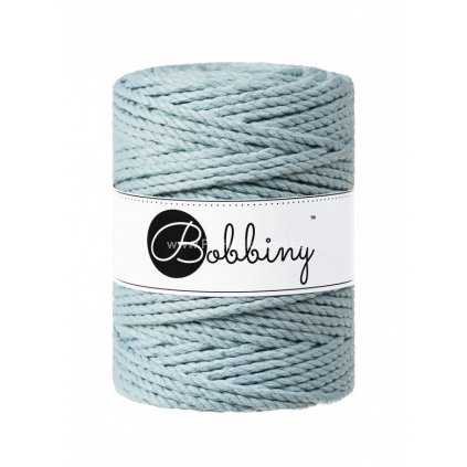 Bobbiny 3PLY Macrame Rope XXL světlé ledově modré (MISTY)