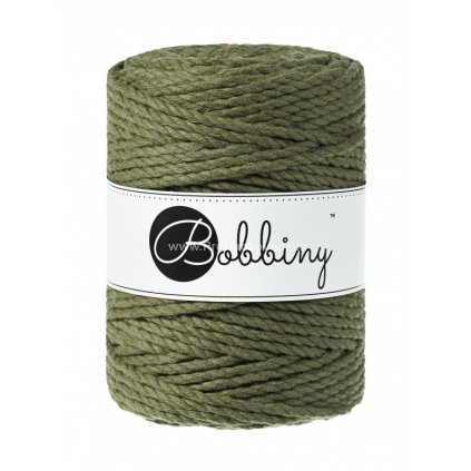 Bobbiny 3PLY Macrame Rope XXL avokádo (AVOCADO)