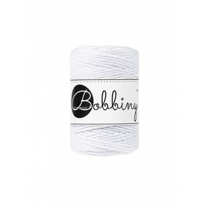 Bobbiny macrame Cord 1,5 mm Bílé (White)