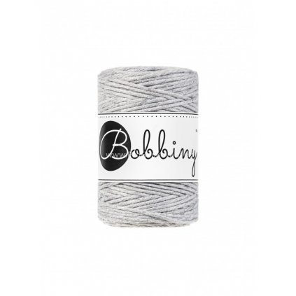 Bobbiny macrame Cord 1,5 mm Světle šedé (Light grey)