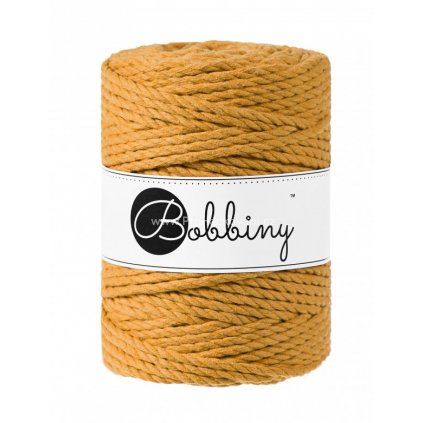 Bobbiny 3PLY Macrame Rope XXL Hořčicové (Mustard)