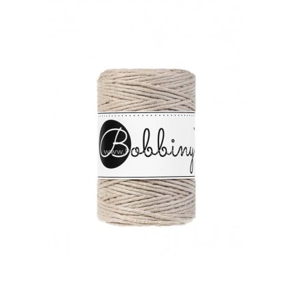 Bobbiny macrame Cord 1,5 mm Béžové (Beige)