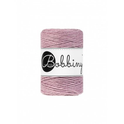 Bobbiny macrame Cord 1,5 mm Starorůžové (Dusty pink)