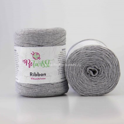 Ribbon ReTwisst 3 šedá