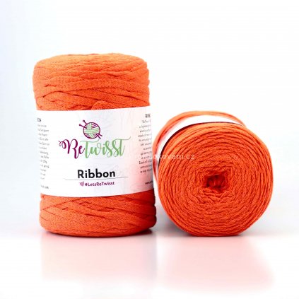 Ribbon ReTwisst 26 oranžová