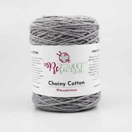 ReTwisst Chainy Cotton 3 šedá