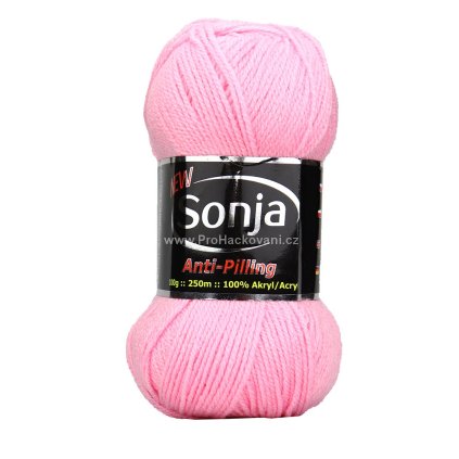 příze Sonja 20 růžová