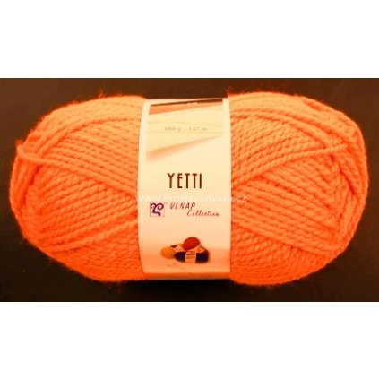 příze Yetti 50011 Neon oranžová