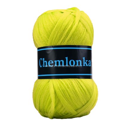 příze Chemlonka 615 neon zelená