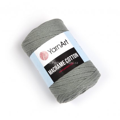 Macrame Cotton 794 šedozelená