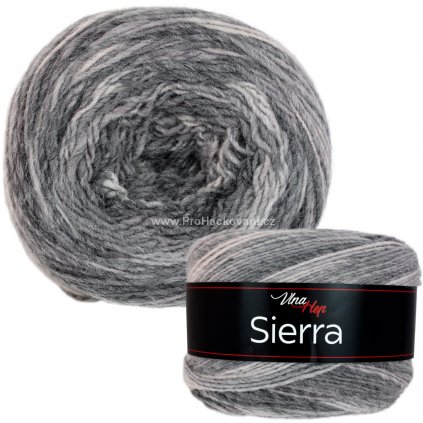 příze Sierra 7206 odstíny šedé
