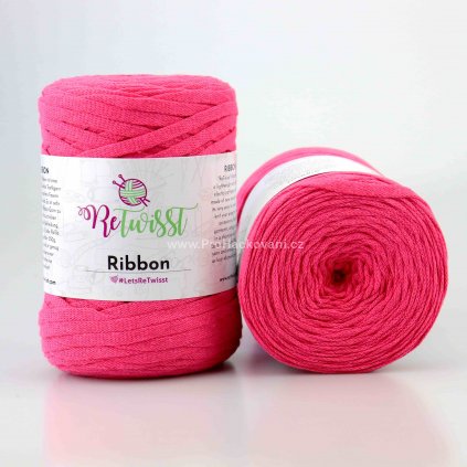 Ribbon ReTwisst 24 fuchsiová