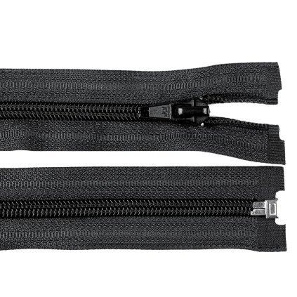 Spirálový zip No 5 dělitelný 70 cm černý
