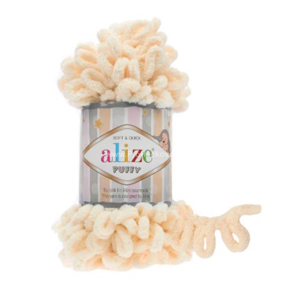 příze Puffy 742 bledá meruňková