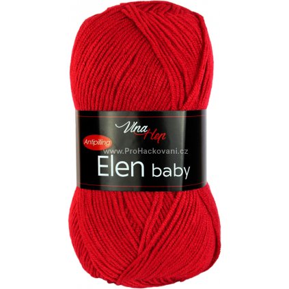 příze Elen baby 4019 červená