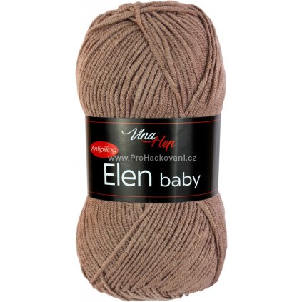 příze Elen baby 4223 světle hnědá