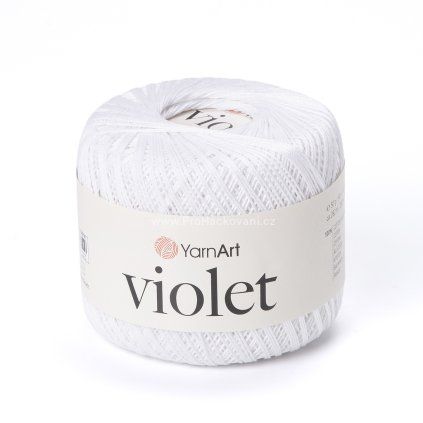 příze Violet 1000 bílá