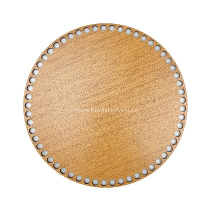 Dno na košík dekor dub kruh Ø 25 cm