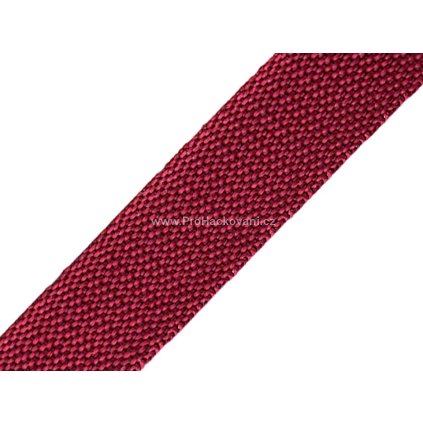 Popruh polypropylénový 2 cm bordó
