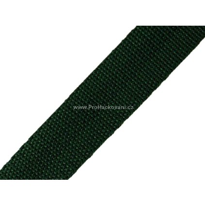 Popruh polypropylénový 2 cm tmavě zelený