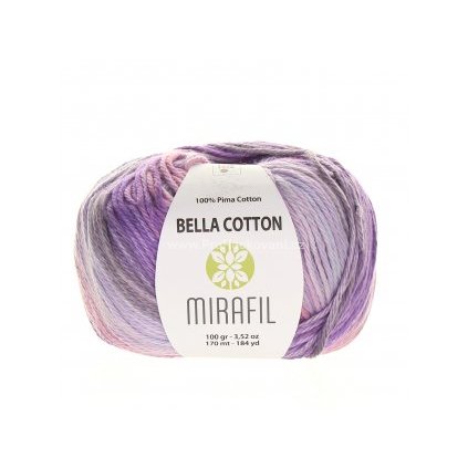 příze Bella Cotton Smart 513 odstíny fialové