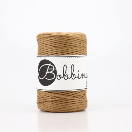 Bobbiny macrame Cord 1,5 mm Karamel (Caramel)