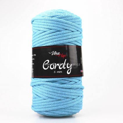 Cordy 5 mm 8123 tyrkysová