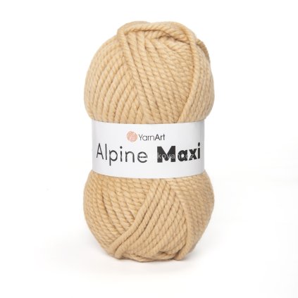 příze Alpine Maxi 666 světle hnědá