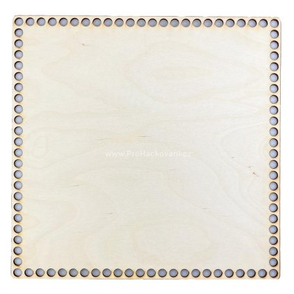 Dno na košík čtverec bříza 30 x 30 cm